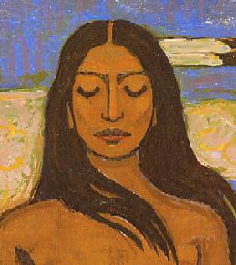 Frithjof Schuon, visage féminin, indienne